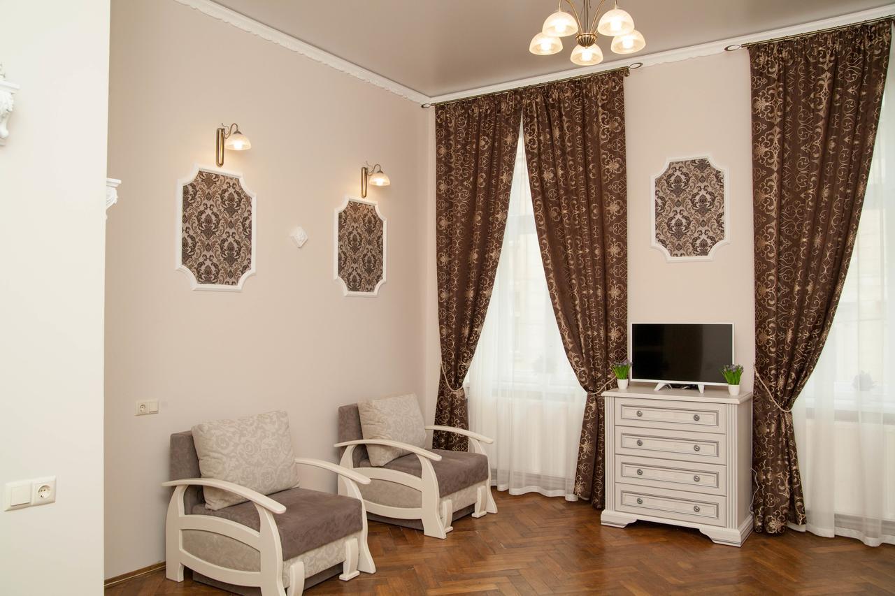 Luxury Lviv Apartment Bagian luar foto